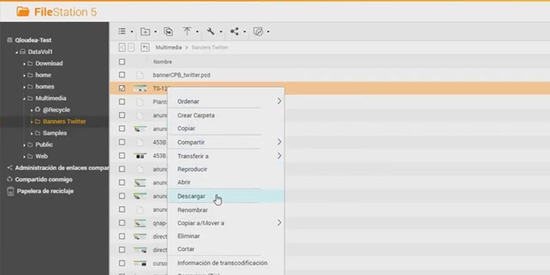 carpeta FileStation