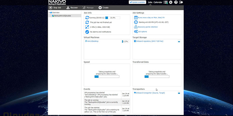 backup en QNAP con NAKIVO