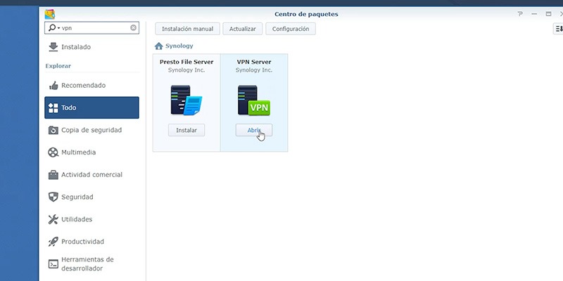 configurar OpenVPN Paso 2