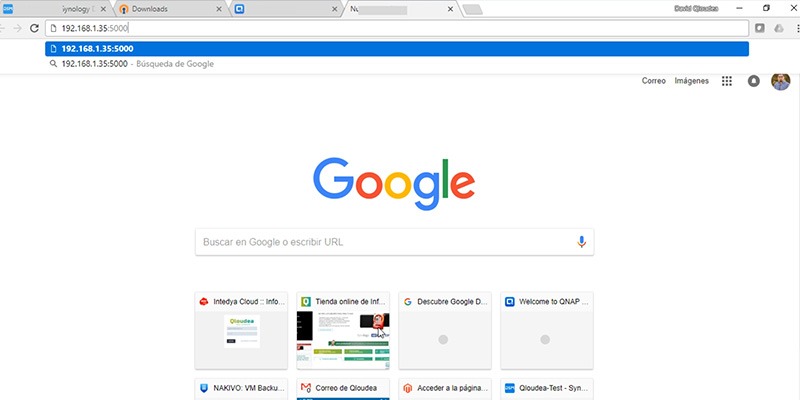 acceso remoto a través del servidor NAS
