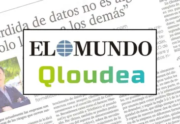Entrevista en periódico El Mundo a Alejandro Serrano CEO de Qloudea