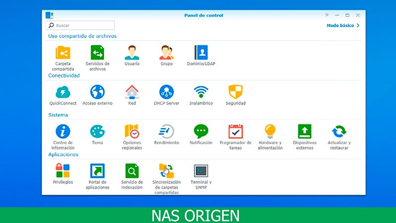 sincronizar carpetas en Synology