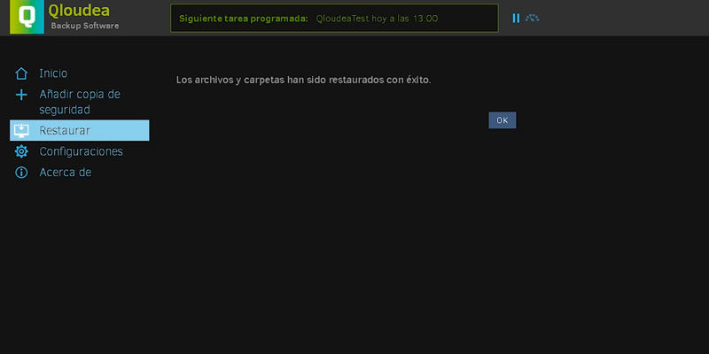 restaurar copia de seguridad