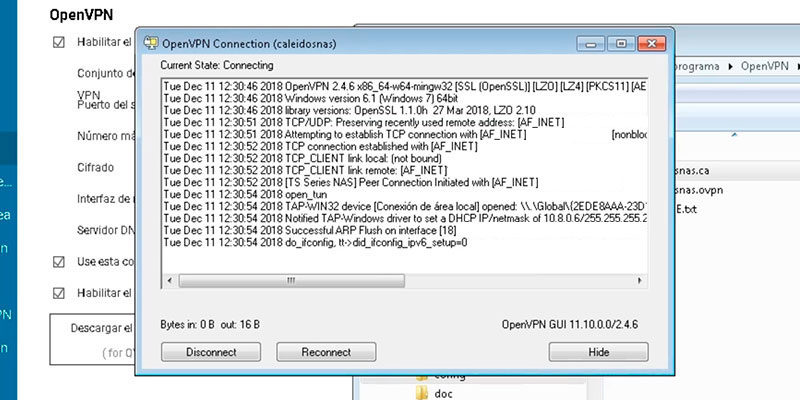 Paso 9 OpenVPN con QNAP
