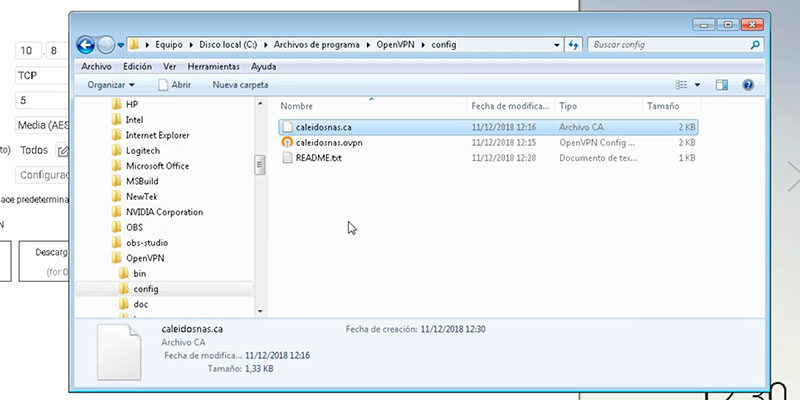 Paso 6 OpenVPN con QNAP