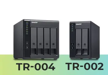 Dispositivo de Almacenamiento QNAP TR-002 y TR-004