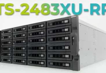 QNAP TS-2483XU-RP - Más de 2 Petabytes y velocidades superiores a los 2300MB/s para tu empresa