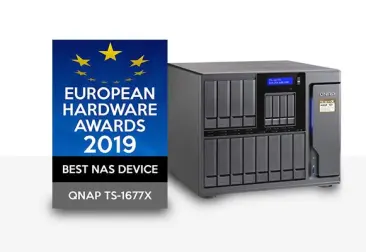 QNAP TS-1677X galardonado como Mejor Servidor NAS del European Hardware Awards 2019