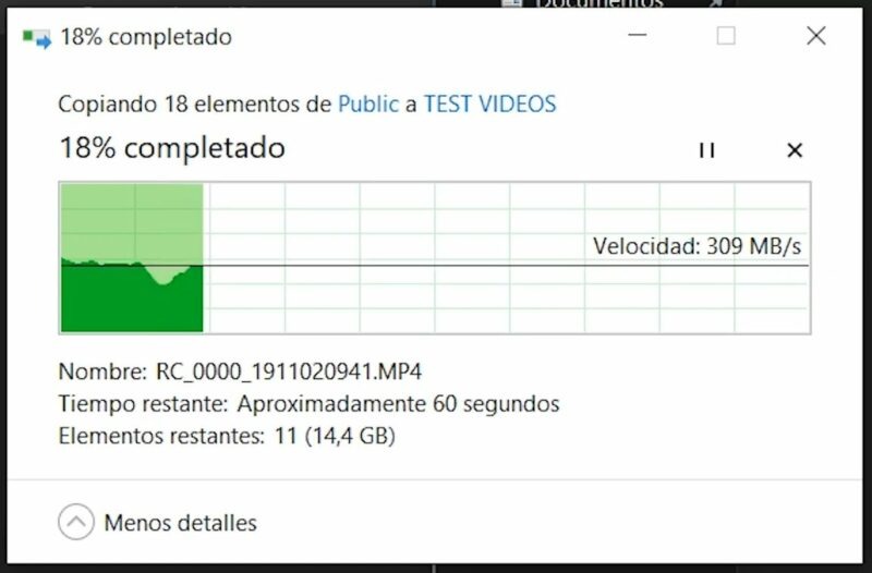 test LAN 5G lectura