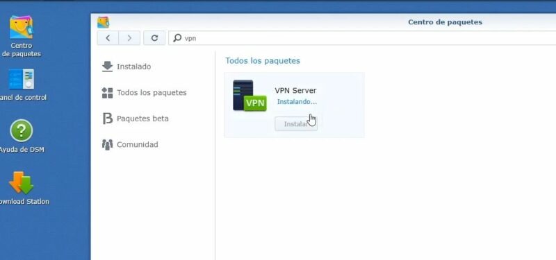 instalar vpn en Servidor Synology instalar vpn en Servidor Synology