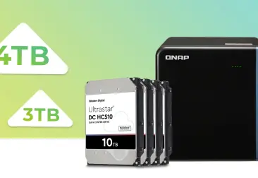 Ampliación de espacio de almacenamiento en QNAP