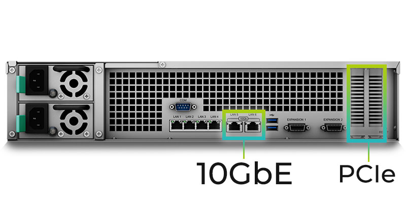 Servidor con conexión 10GbE