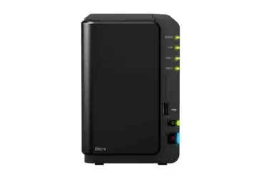 DS214 NAS para 2 discos - Marvell Doble núcleo 1.066 GHz, RAM 512MB