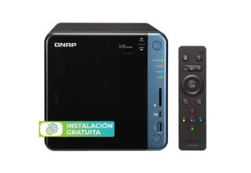 TS-453B-4G NAS 4 bahías - Intel Celeron 4 núcleos 1.5GHz (hasta 2.3GHz), 4GB DDR3L (max 16GB)