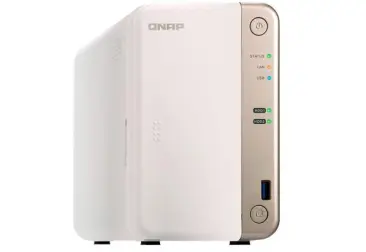 TS-251B-2G NAS 2 bahías - Intel Celeron J3355 2 núcleos 2.0 GHz (hasta 2.5 GHz), 2GB DDR3L (max 16GB)