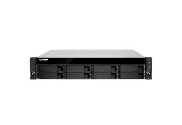 TVS-872XU NAS rack de 8 Bahías - Intel Core i3-8100 4 núcleos 3.6 GHz, 4GB DDR4 (max 64GB)