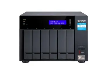 TVS-672X-i3-8G NAS 6 Bahías (M.2 NVMe x2) - Intel Core i3-8100T 4 núcleos 3.6 GHz, 8GB DDR4