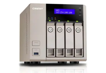 TVS-463 NAS para 4 discos - AMD 2.4GHz quad-core, 4GB DDR3L