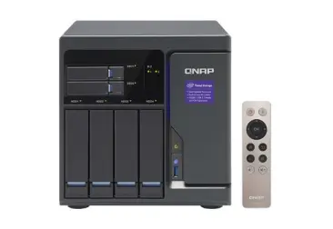 TVS-682-i3-8G NAS 6 Bahías (SSD x2 M.2 SATA x2) - Intel i3-7100 2 núcleos a 3.9GHz, 8GB DDR4 (max 64GB)