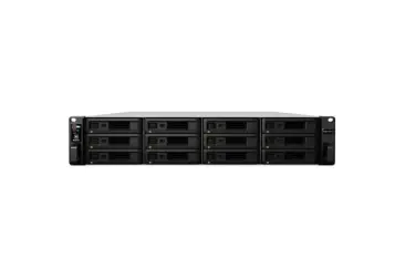 RS3617RPxs NAS 12 bahías Rack - Intel Xeon D-1521 4 núcleos 2.4Ghz (hasta 2.7Ghz) 8GB DDR4 ECC (max 64GB)