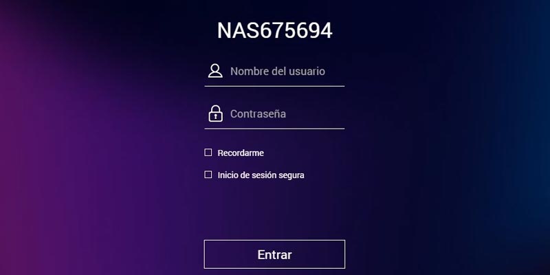 Accede con tu usuario y contraseña a QTS