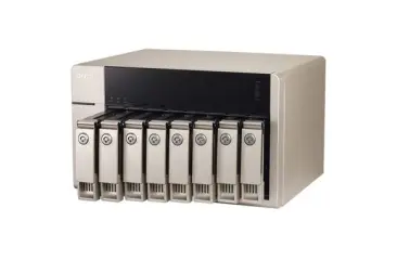 TVS-863+-8G NAS para 8 discos - AMD 2.4GHz quad-core, 8GB DDR3L 10Gbit Lan