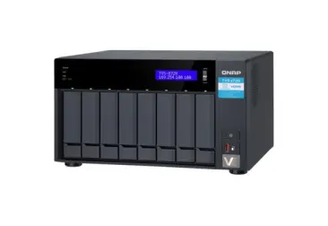 TVS-872N NAS 8 bahías (M.2 NVMe x2) - Intel Core i3 4 nucleos 3.1 GHz, 8GB DDR4 (max 32GB)